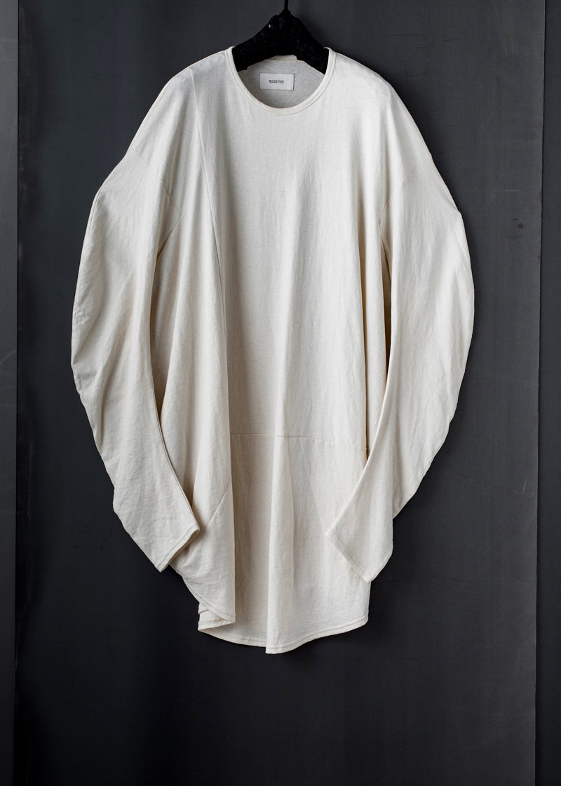 CIRCLE T-SHIRT L/S IVORY – ROGGYKEI