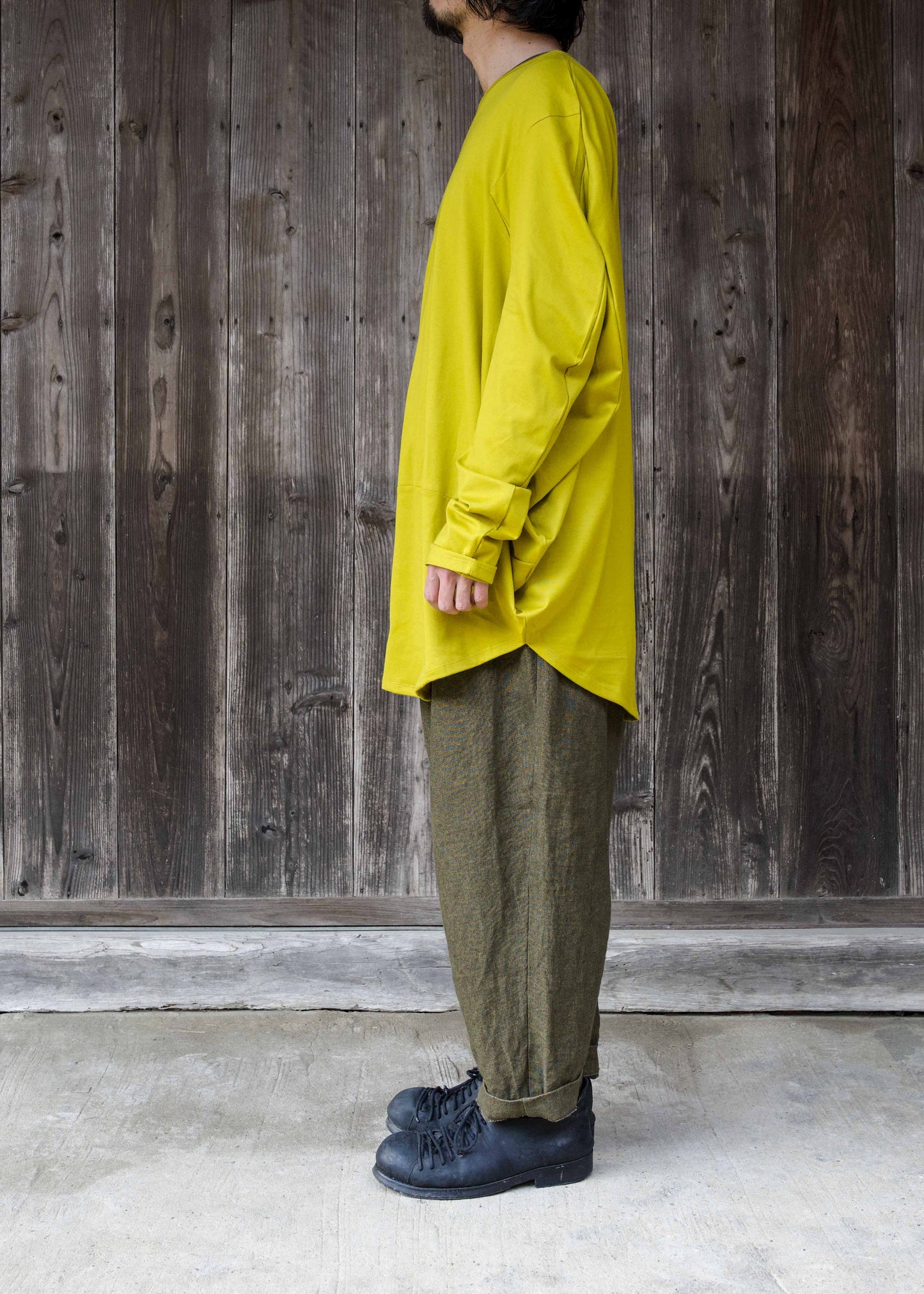 CIRCLE T-SHIRT L/S  STAR YELLOW