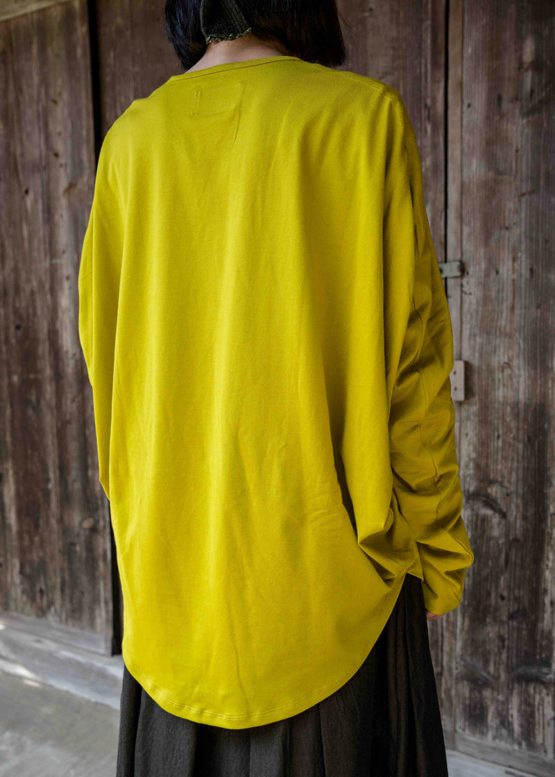 CIRCLE T-SHIRT L/S  STAR YELLOW