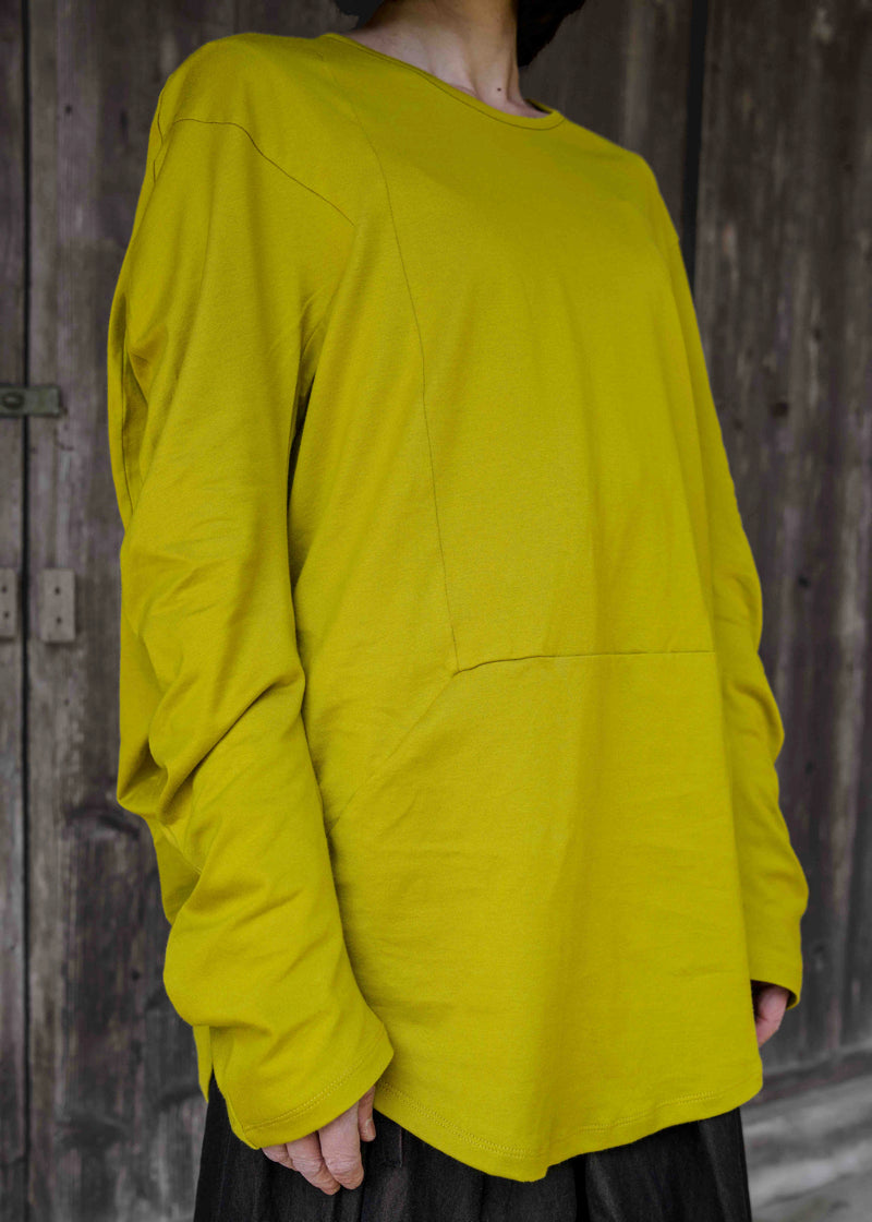 CIRCLE T-SHIRT L/S  STAR YELLOW