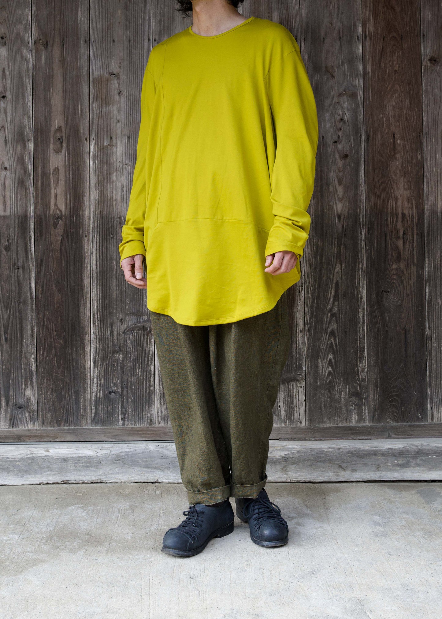 CIRCLE T-SHIRT L/S  STAR YELLOW