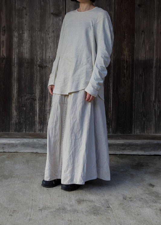 CIRCLE T-SHIRT L/S IVORY