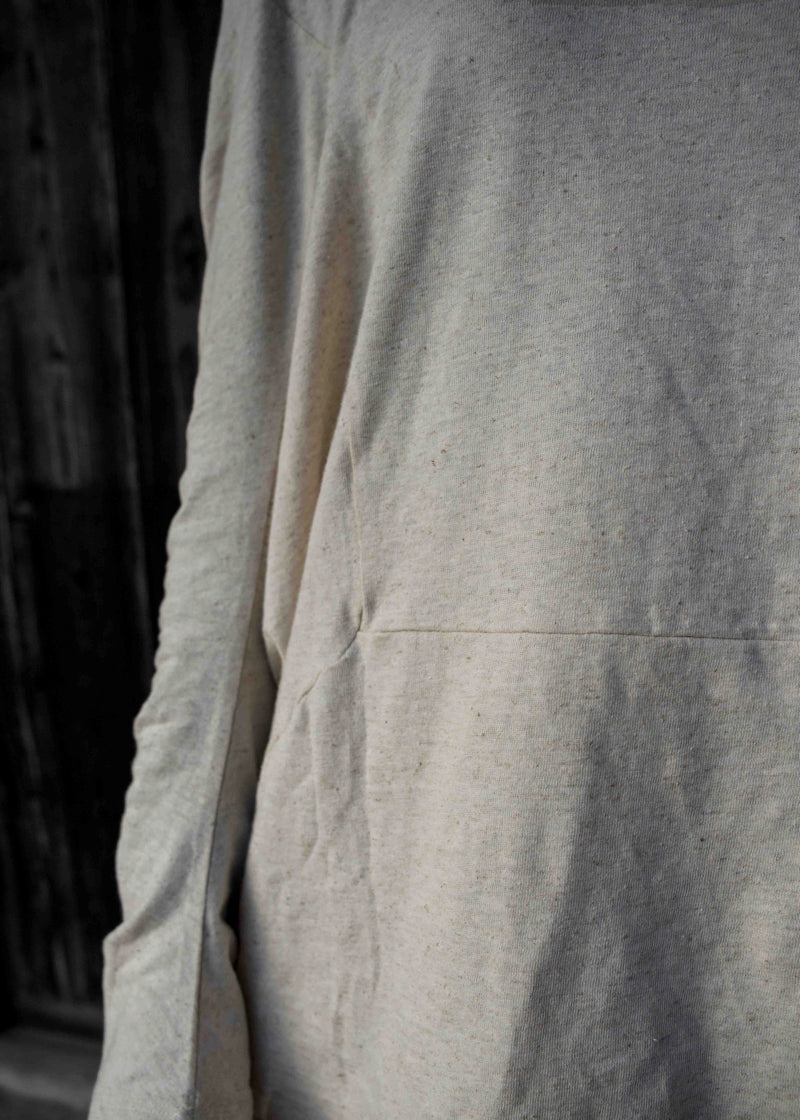 NEW CIRCLE T-SHIRT L/S IVORY