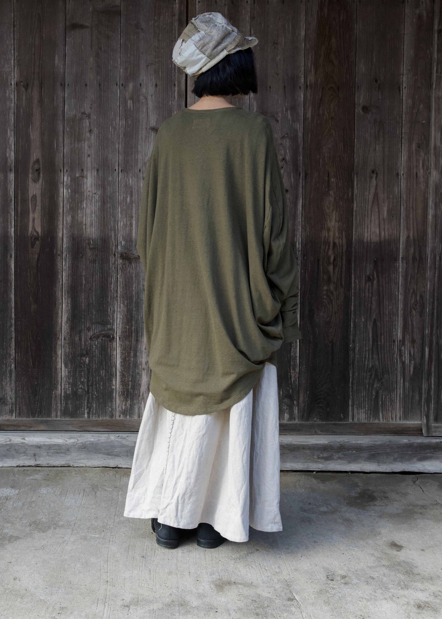 CIRCLE T-SHIRT L/S KHAKI