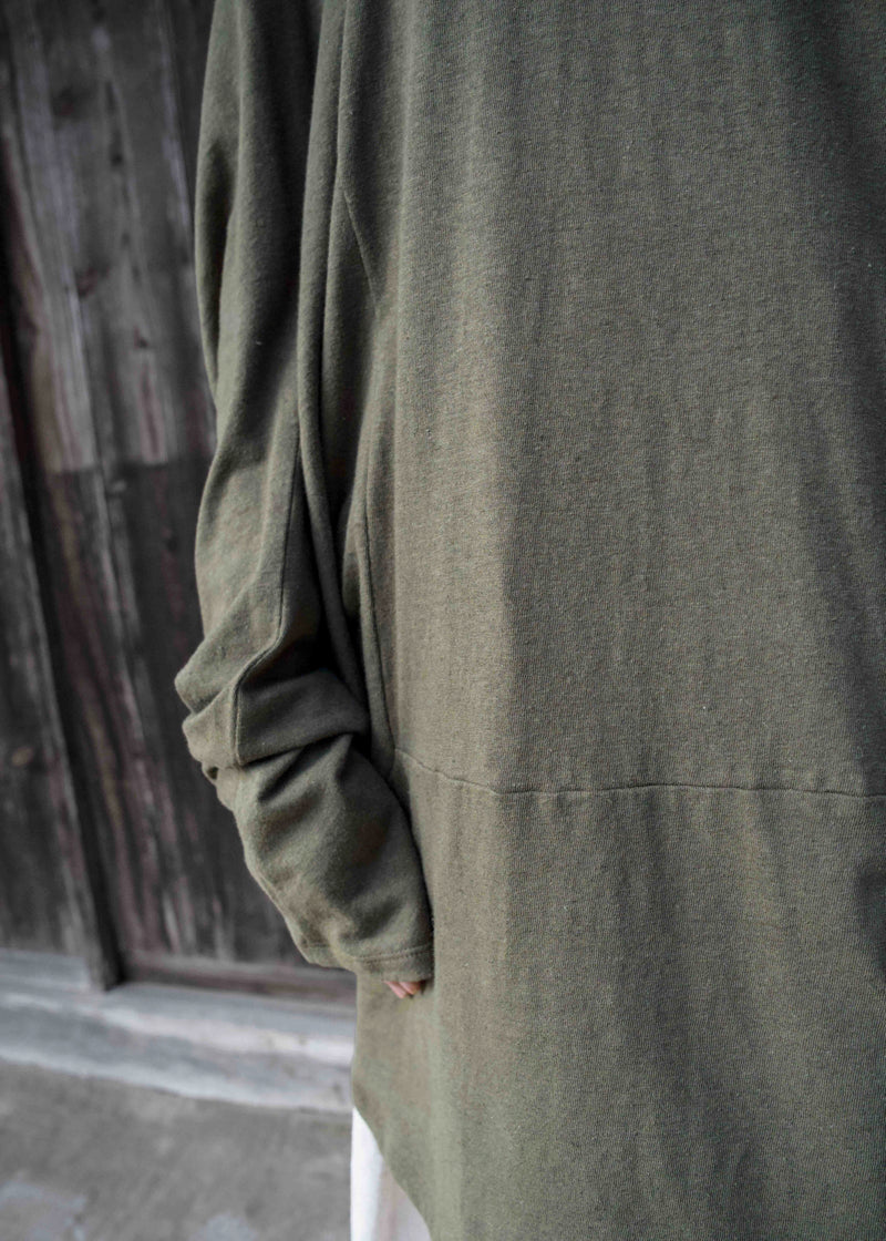 NEW CIRCLE T-SHIRT L/S KHAKI