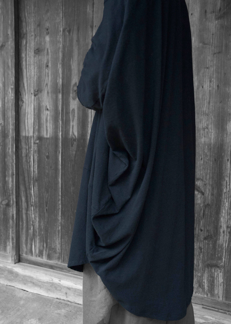 CIRCLE T-SHIRT L/S  BLACK