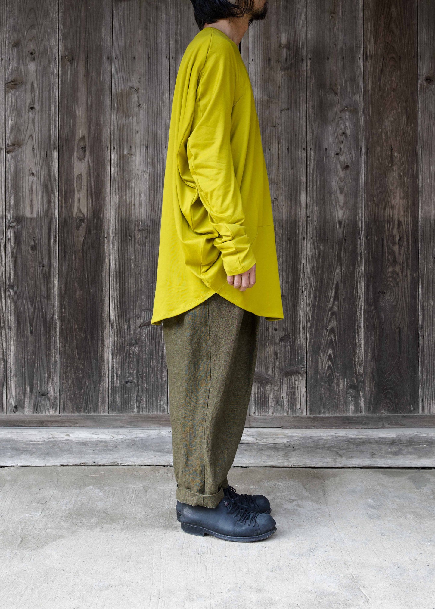 CIRCLE T-SHIRT L/S  STAR YELLOW