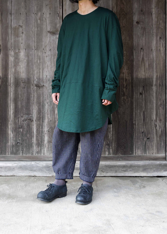 CIRCLE T-SHIRT L/S  FOREST GREEN