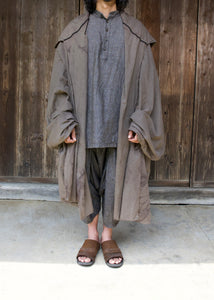 BLACK BIG HOODED STOLE