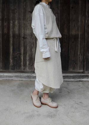 CIRCLE APRON -IVORY-
