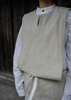 CIRCLE APRON -IVORY-