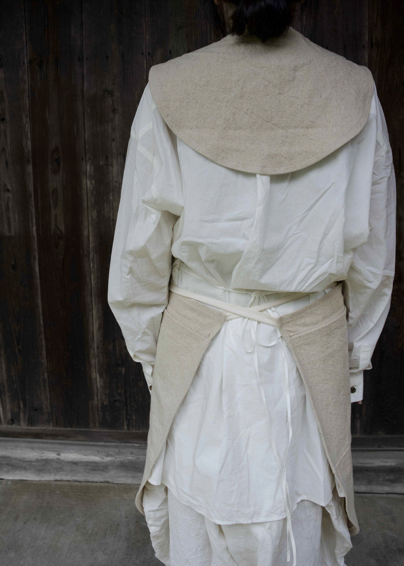 CIRCLE APRON -IVORY-
