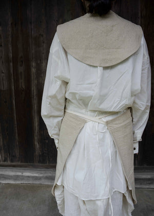 CIRCLE APRON -IVORY-
