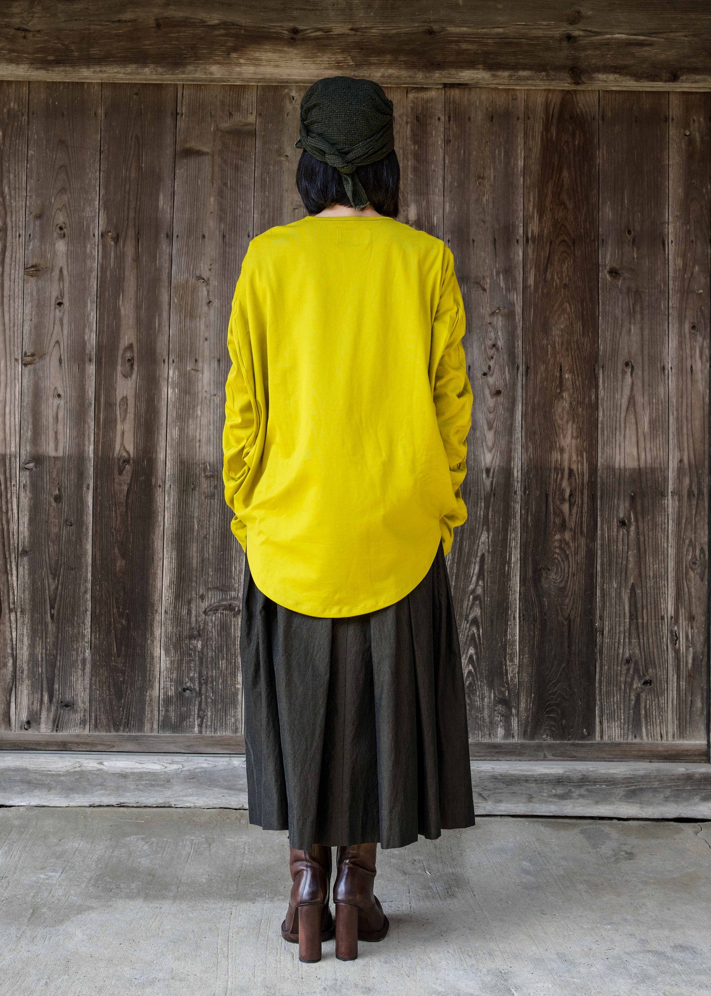 CIRCLE T-SHIRT L/S  STAR YELLOW