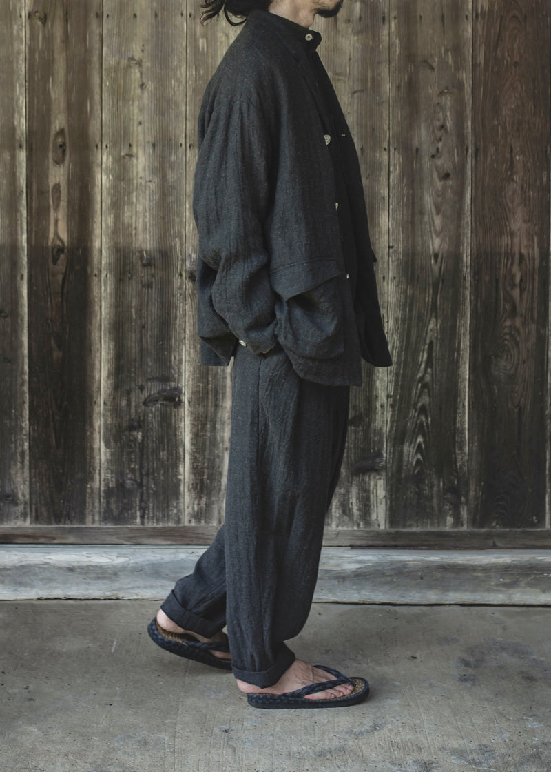 HERRINGBONE WASHED JACKET