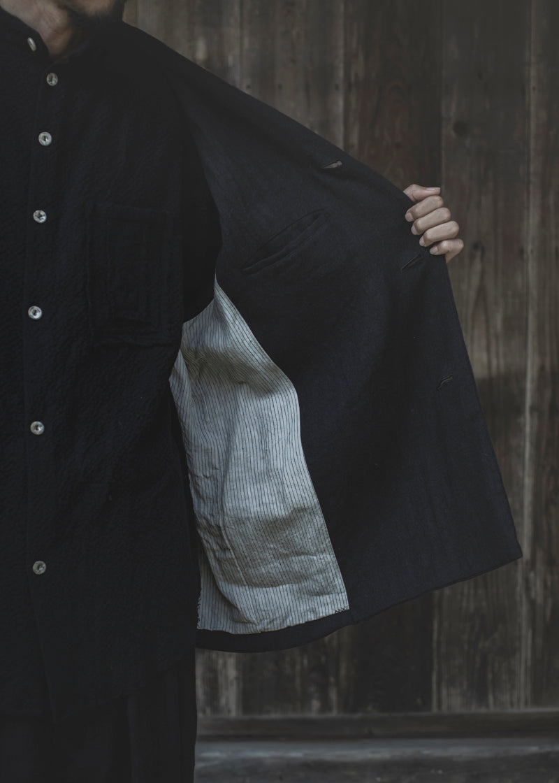 HERRINGBONE WASHED JACKET