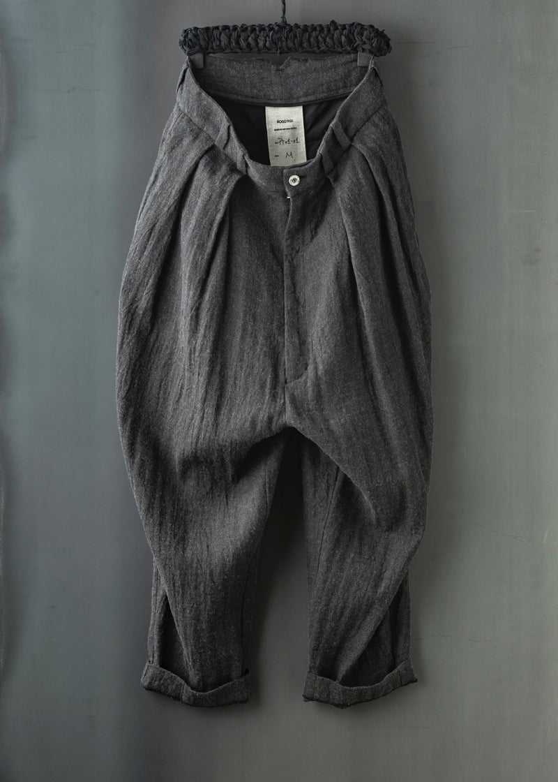 HERRINGBONE WASHED PANTS