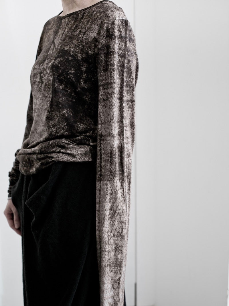 PRINT LONG SLEEVES T-SHIRT